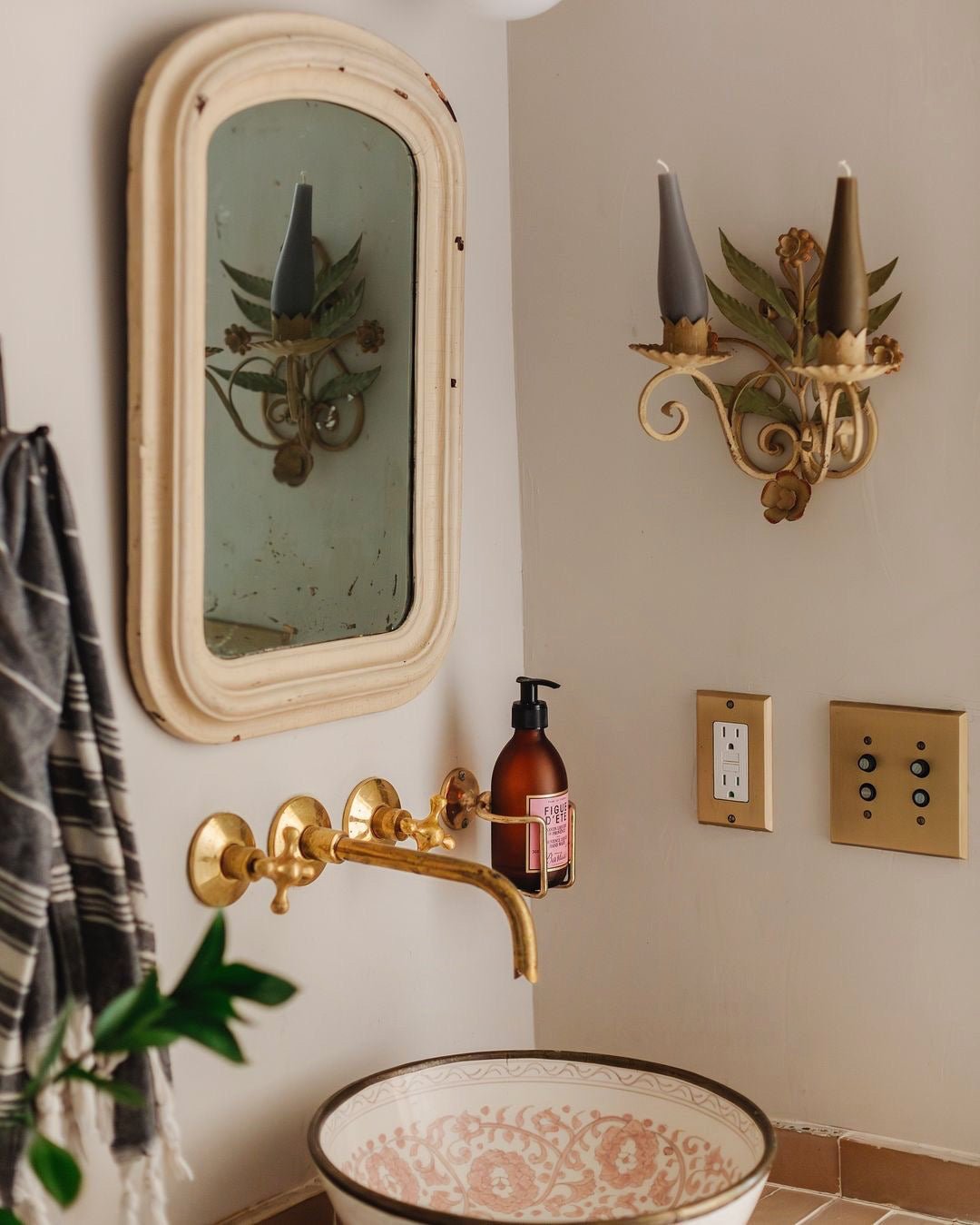 Unlacquered Brass Handcrafted Wall Mounted Faucet, Snake Style - handcrafted luxury Bathroom Faucets for kitchen and bathroom interiors by Brooklyn Brass