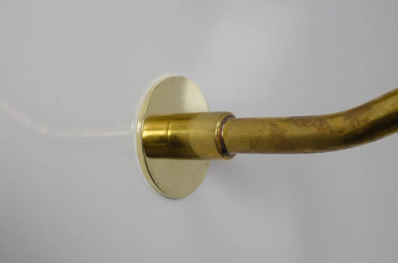 Unlacquered Brass Shower – Rain Shower Set - handcrafted luxury Shower Systems for kitchen and bathroom interiors by Brooklyn Brass
