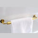 Unlacquered Brass Towel Rail - Bathroom Towel Holder - handcrafted luxury Hardware and Drains for kitchen and bathroom interiors by Brooklyn Brass