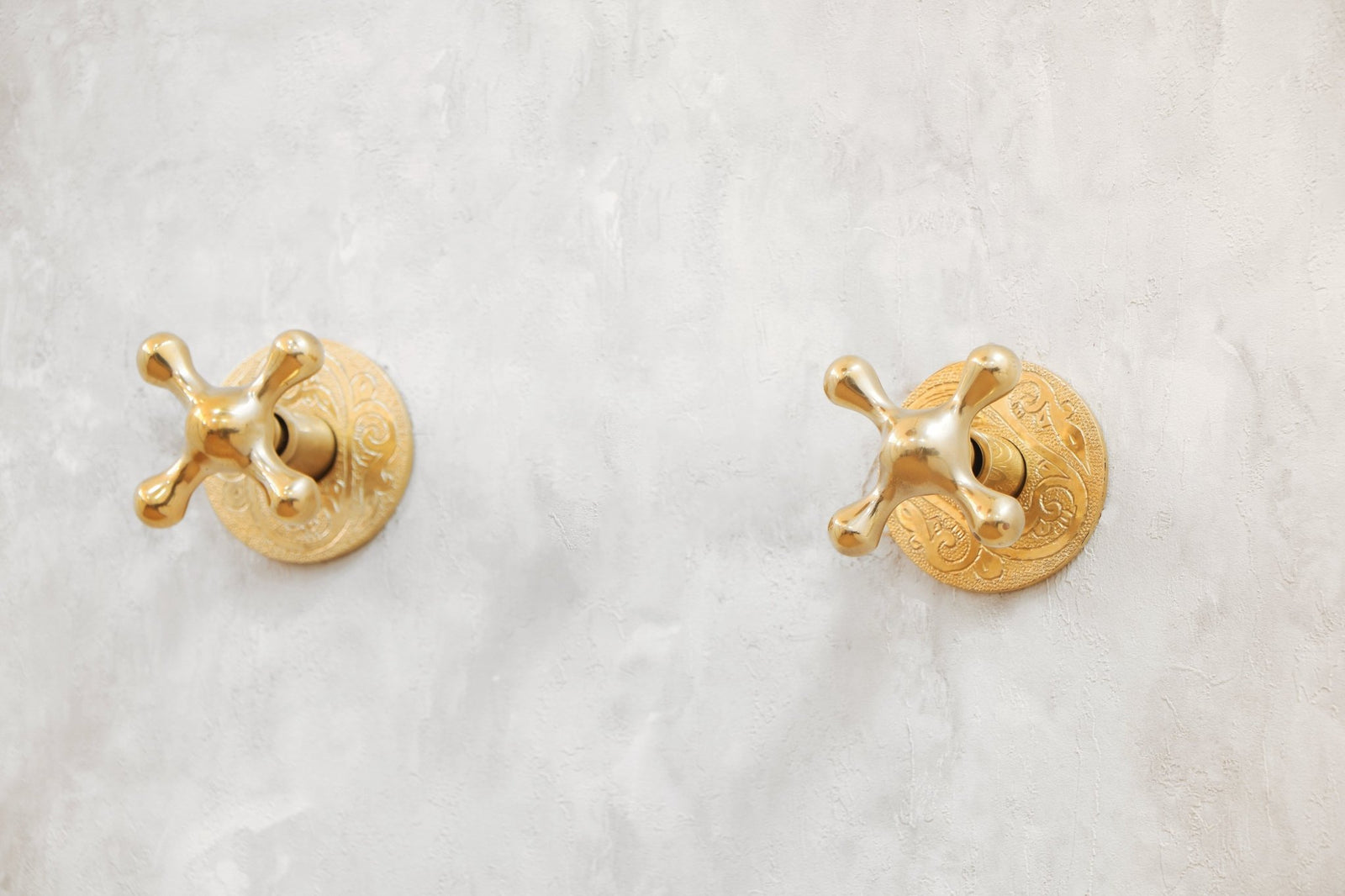 Unlacquered Solid Brass Shower System - handcrafted luxury Showers for kitchen and bathroom interiors by Brooklyn Brass